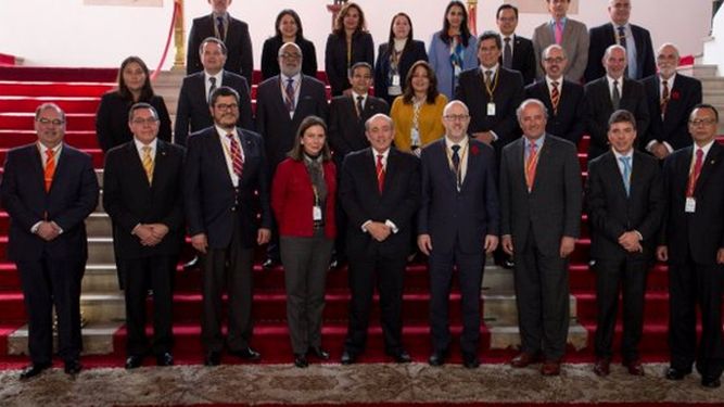 El Grupo de Lima está integrado por Argentina, Brasil, Canadá, Chile, Colombia, Costa Rica, Guatemala, Guyana, Honduras, México, Panamá, Paraguay, Perú y Santa Lucía.