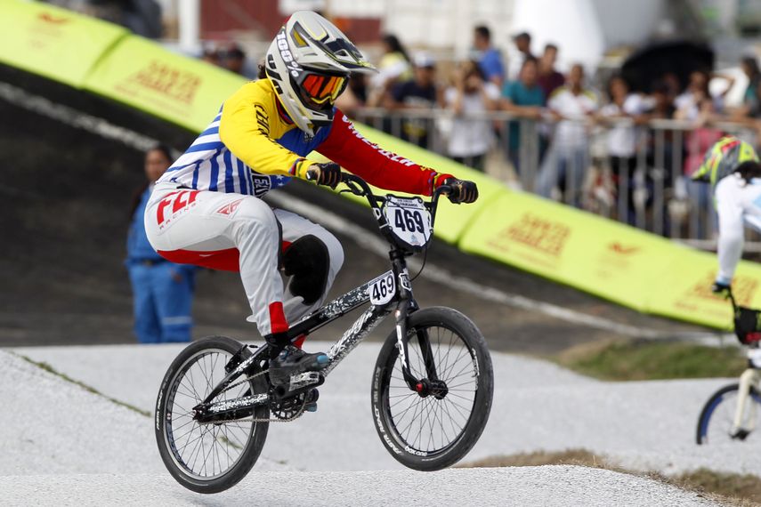 La ciclista venezolana Stefany&nbsp;Hernández, bronce en los Juegos Olímpicos de Río de Janeiro 2016.