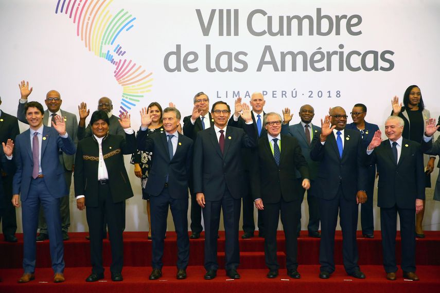 La cita fue inaugurada durante la noche de este viernes por el presidente de Perú, Martín Vizcarra, y el secretario general de la Organización de Estados Americanos (OEA), Luis Almagro