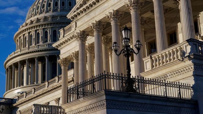 El ala del Senado del Capitolio, en Washington.&nbsp;