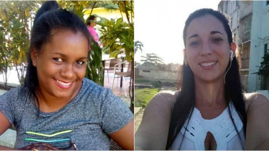 Daneyis Reyes (izq) y Dania Bagarotti, nuevas víctimas de la violencia machista en Cuba.