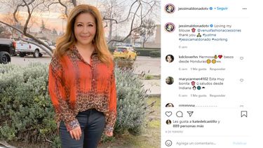 Jessica Maldonado. La periodista dio a conocer que su padre falleció el pasado 23 de marzo de 2021.