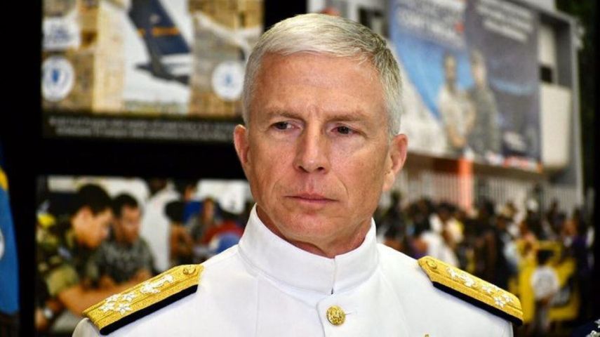 Almirante Craig Faller, jefe del Comando Sur de EEUU.