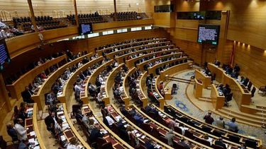 El Senado de España.   