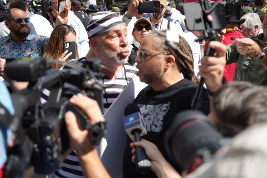 Expectativa en Miami por comparecencia de Donald Trump en corte federal, el 13 de junio de 2023.&nbsp;