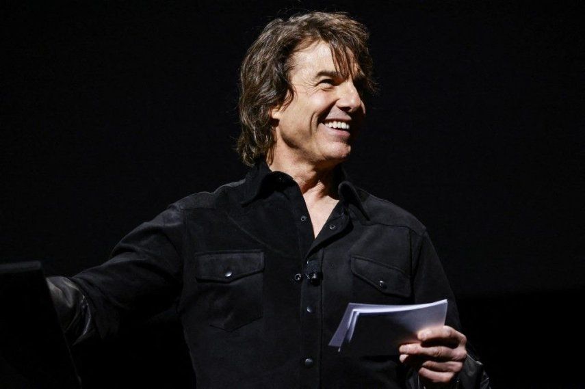 El actor Tom Cruise habla durante la presentación CinemaCon 2025 de Paramount Pictures en Las Vegas. &nbsp;