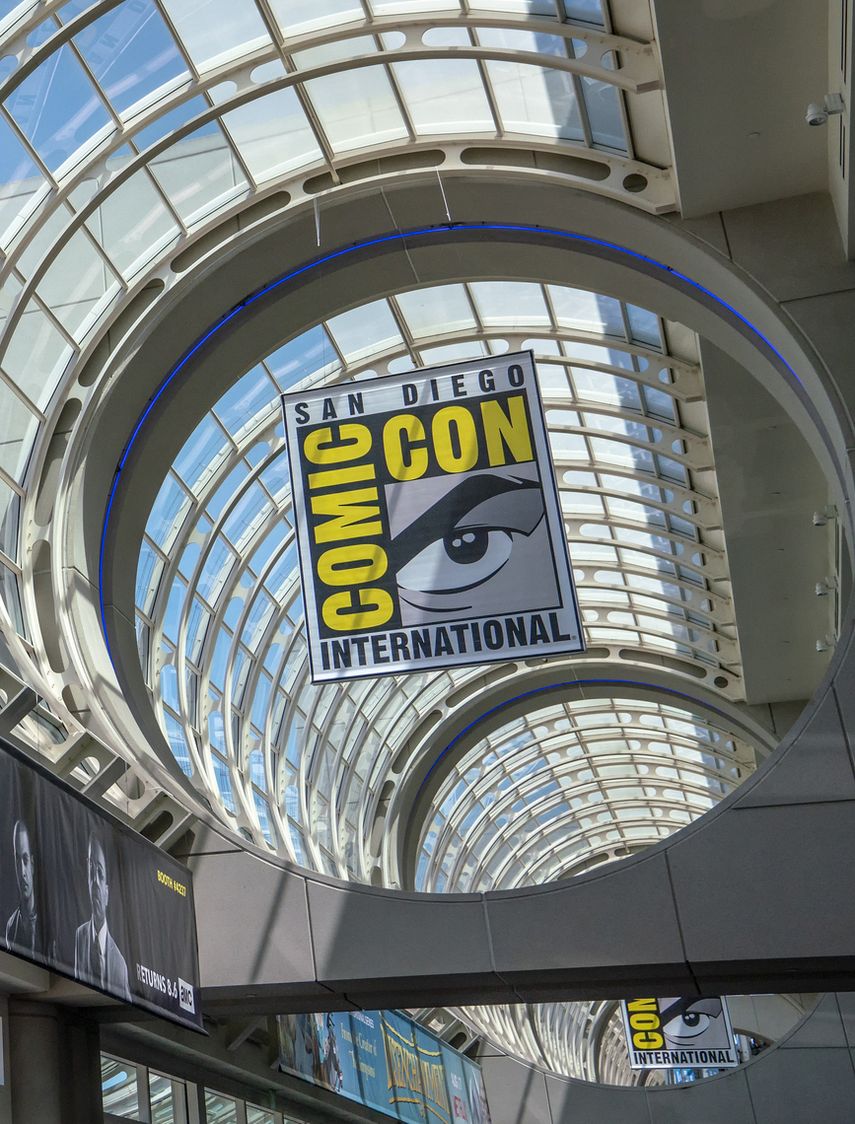 En esta foto del 20 de julio de 2018, un cartel de la Comic-Con en San Diego.&nbsp;