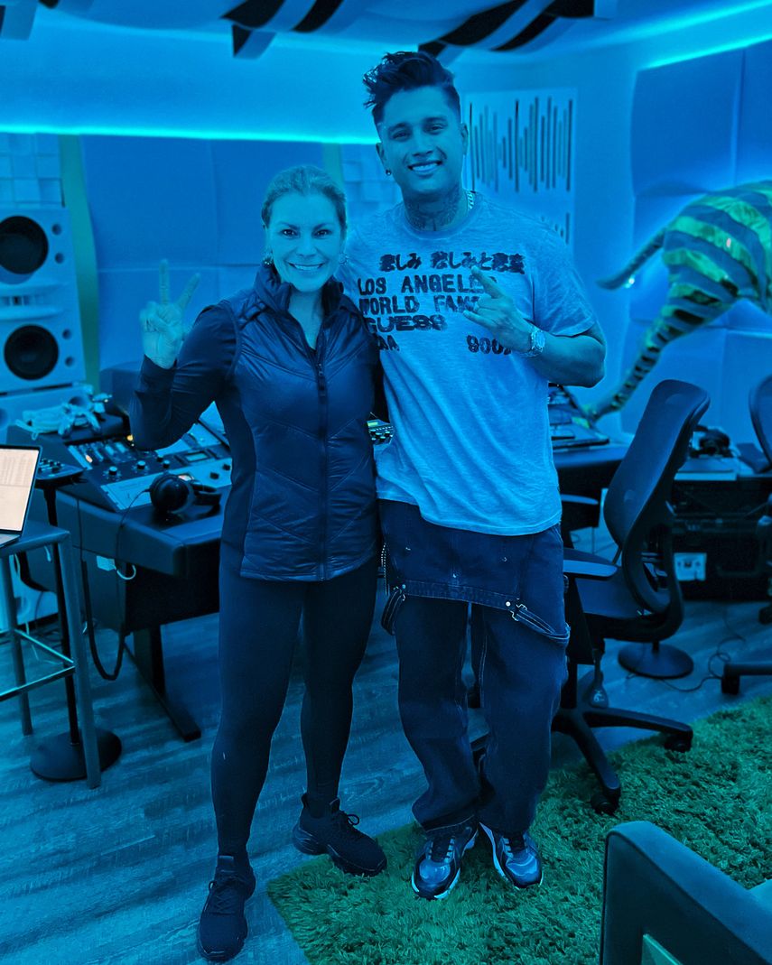 Olga Tañón y Juan Miguel