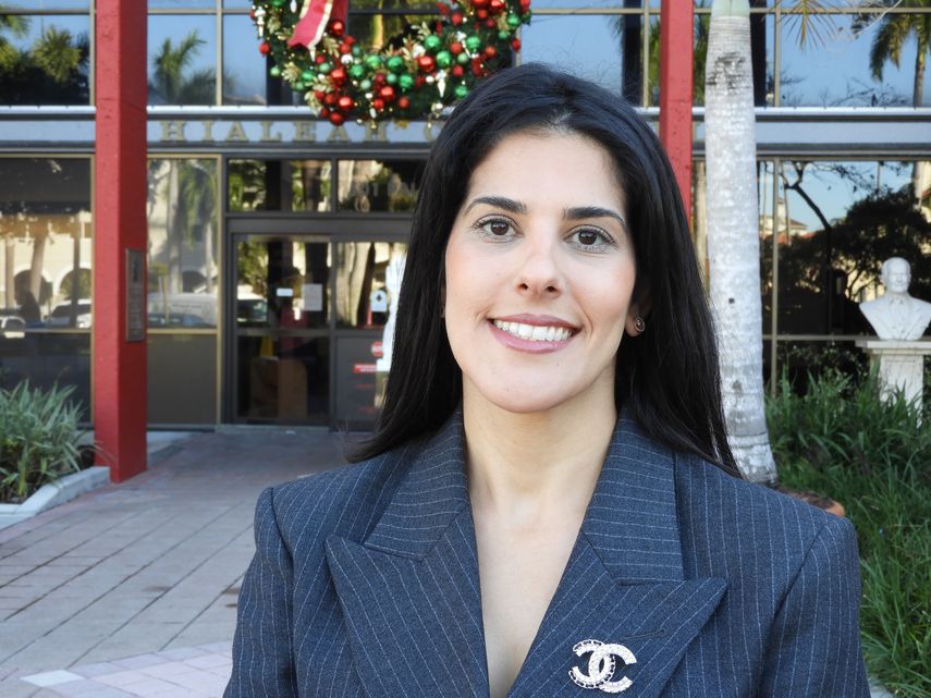 Gelien Pérez, candidata al Concejo de Hialeah. 