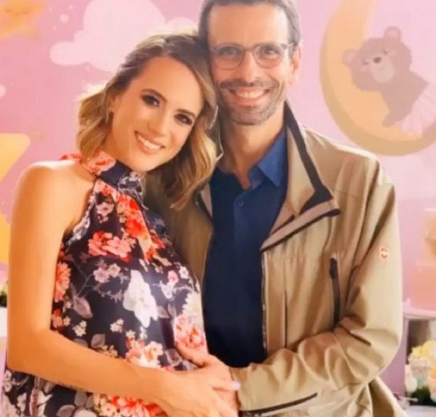 Valeria Valle y Henrique Capriles Radonski.