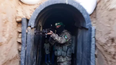 Una muestra de armas y túneles del brazo armado de Hamás, las Brigadas Ezzeldín al Qassam, en el centro de la Franja de Gaza