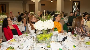 Grupo Mujeres en el almuerzo de reconocimiento de Mujeres Brillantes.