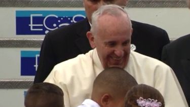Recibimiento al papa Francisco en el aeropuerto José Martí, de La Habana (CAPTURA DE VIDEO)