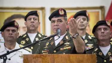 Vladimir Padrino, ministro de Defensa del régimen venezolano.