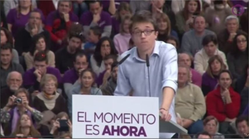Íñigo Errejón, el segundo a bordo del partido Podemos, es la cabeza más visible de las inyecciones de dinero de los gobiernos de Venezuela y Ecuador