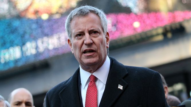 El alcalde de Nueva York, Bill de Blasio.&nbsp;