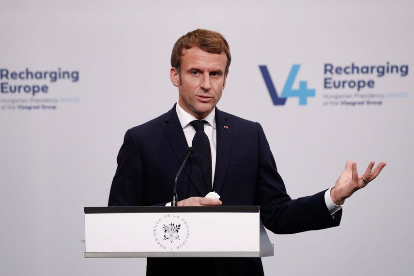 El presidente francés Emmanuel Macron.