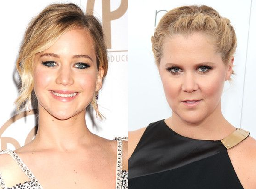 Las actrices Jennifer Lawrence y Amy Schumer. (PINTEREST).