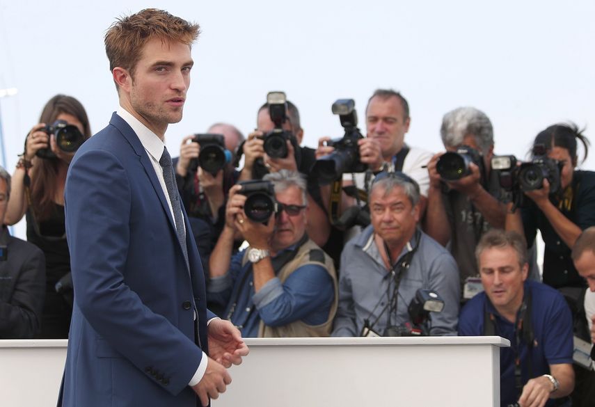 El actor británico&nbsp;Robert&nbsp;Pattinson&nbsp;a su llegada a la presentación de la película Good Time en el Festival Internacional de Cine de Cannes, 2017.&nbsp;