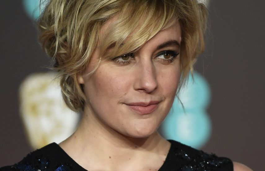 La directora de&nbsp;Lady Bird, la estadounidense Greta Gerwig.
