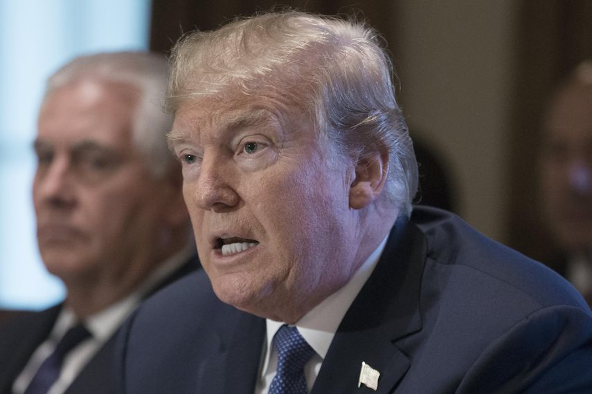 El presidente de los Estados Unidos, Donald Trump. 