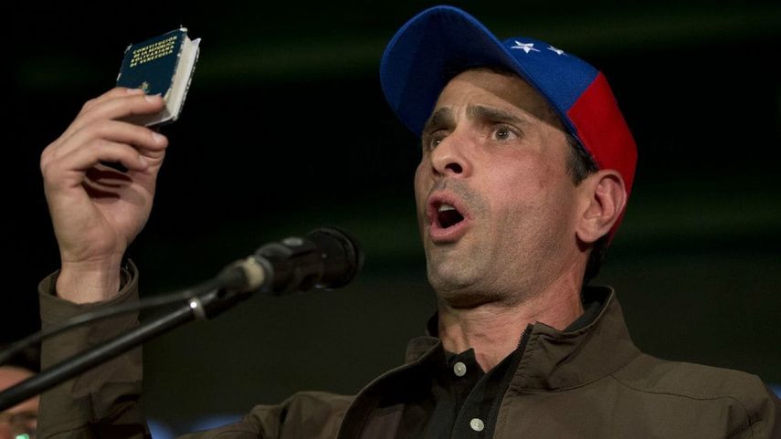 Henrique Capriles, dirigente opositor venezolano.