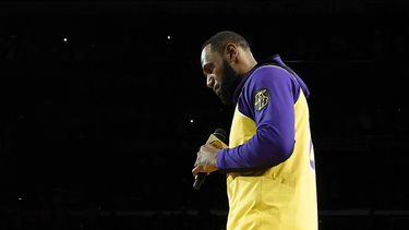 LeBron James, basquetbolista de los Lakers de Los Angeles.