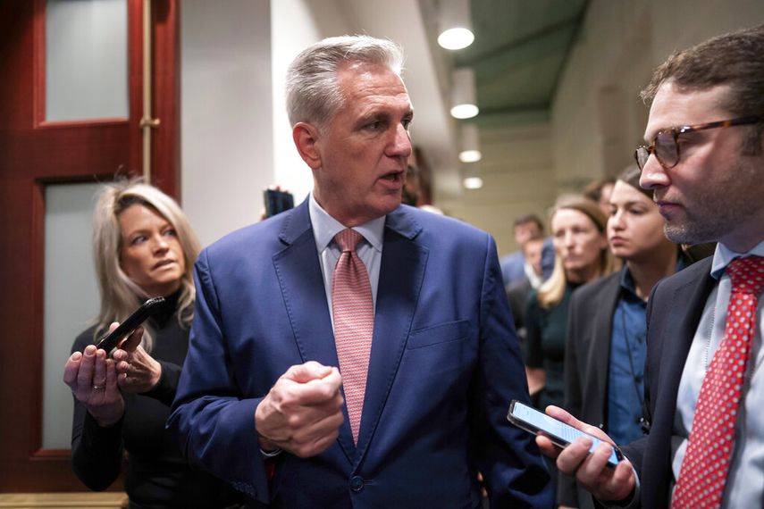 El presidente de la Cámara de Representantes, Kevin McCarthy.