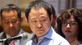 El congresista Kenji Fujimori habla ante la prensa sobre su expulsión, liderada por su hermana Keiko, del partido político leal a su padre, el expresidente Alberto Fujimori, en el Palacio Legislativo en Lima, Perú, el 31 de enero de 2018.