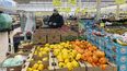 Cliente en un supermercado de Estados Unidos.