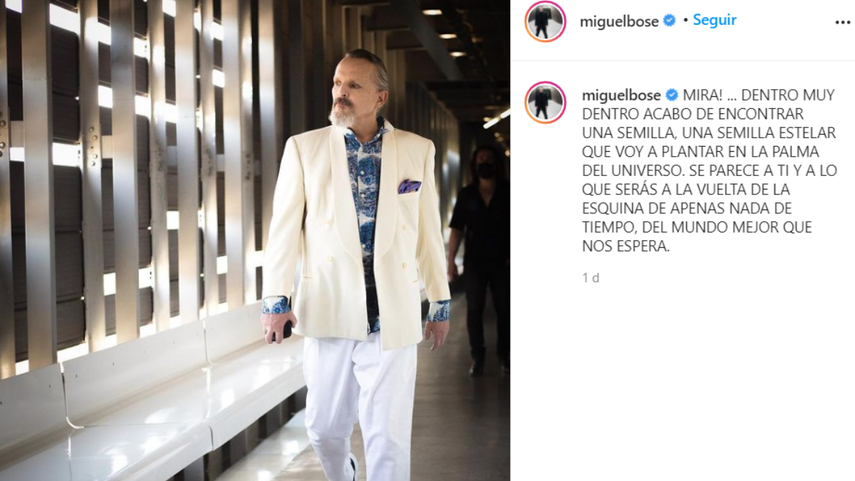 Miguel Bosé.