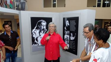 Escultura de la fallecida cantante cubana Sara González.&nbsp;
