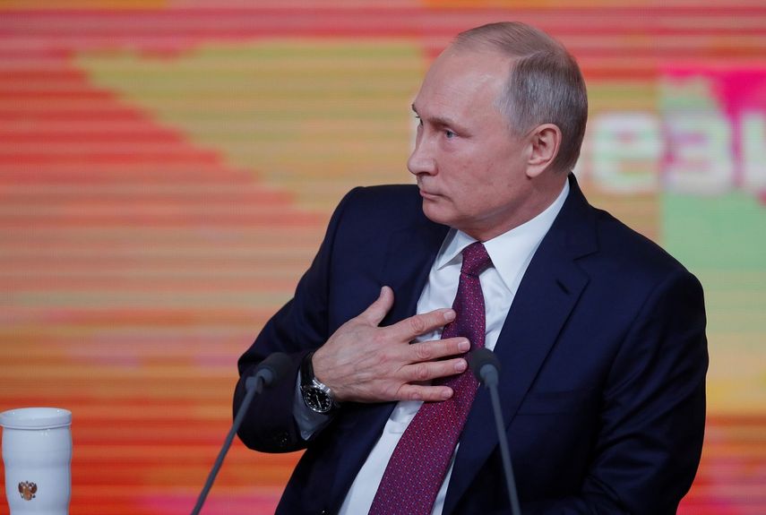 Vladímir Putin, presidente de Rusia. 