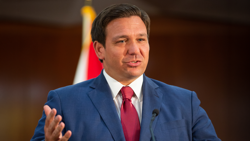 El gobernador de Florida, Ron DeSantis.