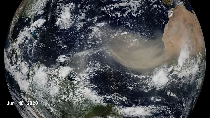 El efecto de la nube mezclada con SO2 llegaría al oriente cubano en la tarde del lunes y se extendería el martes a todo el territorio nacional