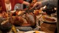 Imagen de la tradicional cena por el Día de Acción de Gracias.