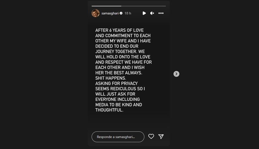 Sam Asghari rompe el silencio sobre su divorcio.