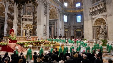 Misa por los nuevos cardenales oficiada por el papa Francisco en la Basílica de San Pedro el martes 30 de agosto de 2022, en el Vaticano.