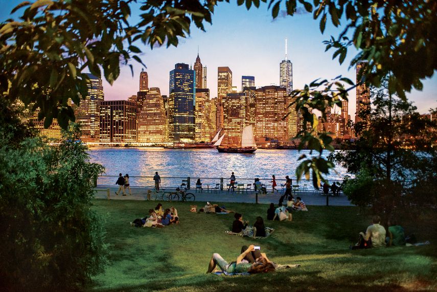 Vista de Brooklyn Bridge Park, en Nueva York.&nbsp;