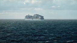 Imagen genérica de un crucero en el mar. Imagen genérica de un crucero en el mar.