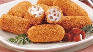 Croquetas caseras de jamón.