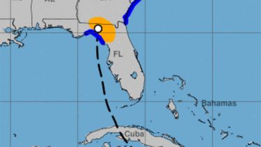 Tormenta tropical Elsa, en Florida.