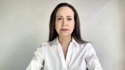 María Corina Machado en su mensaje del 5 de julio de 2025. María Corina Machado en su mensaje del 5 de julio de 2025.