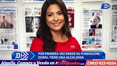 por primera vez desde su fundacion, doral tiene una alcaldesa