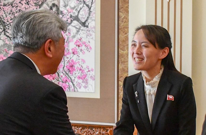 Kim Yo Jong, hermana del líder supremo de Corea del Norte.