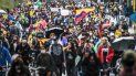 Los manifestantes participan en una protesta contra una reforma tributaria propuesta por el gobierno del presidente colombiano Iván Duque en Bogotá, el 4 de mayo de 2021. La comunidad internacional condenó el martes lo que la ONU describió como un uso excesivo de la fuerza por parte de los agentes de seguridad en Colombia después de Los datos oficiales mostraron que 19 personas murieron y 846 resultaron heridas durante los días de protestas contra el gobierno. Los manifestantes participan en una protesta contra una reforma tributaria propuesta por el gobierno del presidente colombiano Iván Duque en Bogotá, el 4 de mayo de 2021. La comunidad internacional condenó el martes lo que la ONU describió como un uso excesivo de la fuerza por parte de los agentes de seguridad en Colombia después de Los datos oficiales mostraron que 19 personas murieron y 846 resultaron heridas durante los días de protestas contra el gobierno.