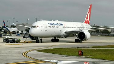Una aeronave de Boeing de la línea aérea de Turquía.