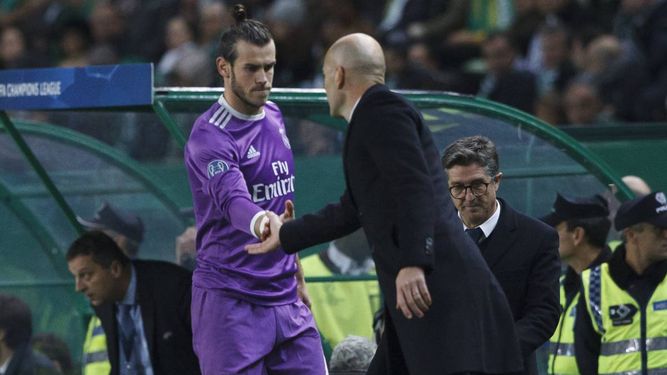 Bale salió lesionado del partido del martes en Lisboa