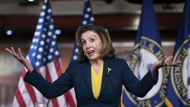 La presidenta de la Cámara de Representantes, Nancy Pelosi.