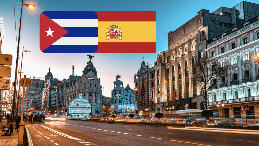 Vista parcial de Madrid, España.&nbsp;